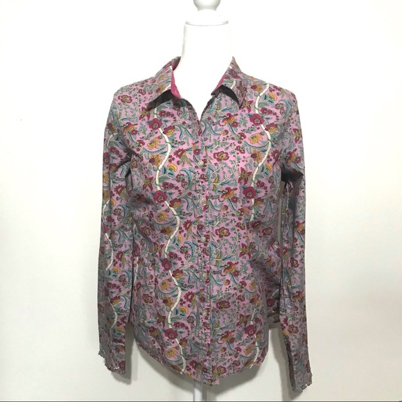 IZOD Button Down Floral Shirt - Picture 1 of 6